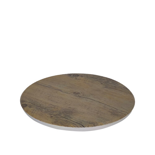 Melamin Ahşap Görünümlü Yuv. Sunum Tabak 27Cm - ULTRAFORM MELAMİN