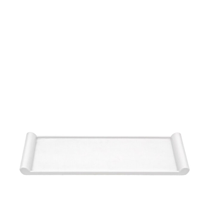 Ultraform Melamin Desenli Dikdörtgen Suşi Sunum Tabak 30X10 - 1