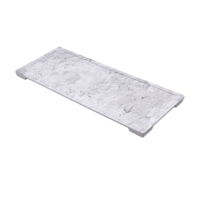 Mermer Desen Dikdörtgen Mat Sunum 38X26 Cm - 1