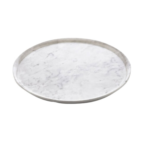 Mermer Desen Yuvarlak Sunum 35 Cm - 
