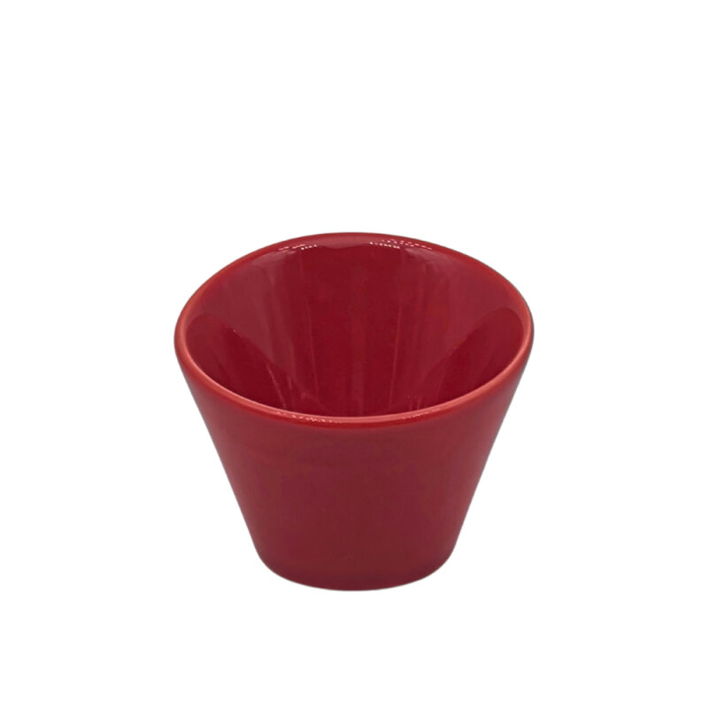 Ultraform Hotel Porselen Minimal Kase 8 cm Kırmızı - 1