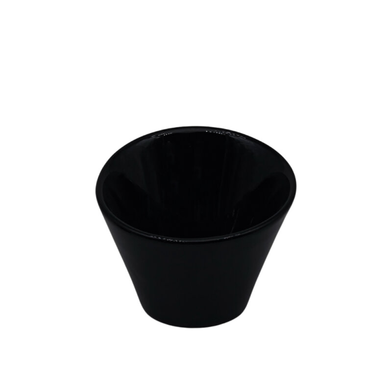 Ultraform Hotel Porselen Minimal Kase 8 cm Siyah - 1