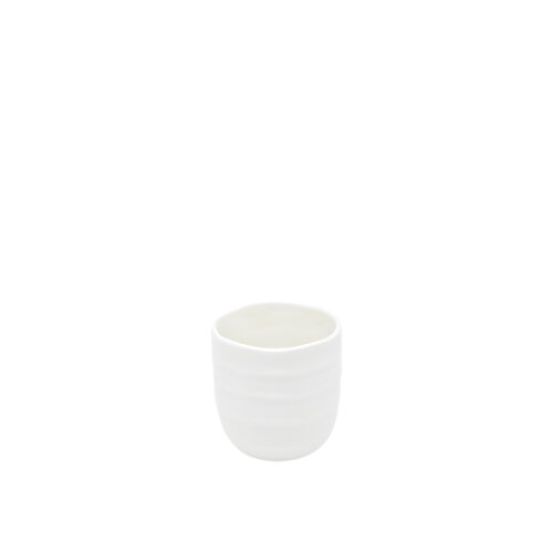 Tulu Porselen Minimal Sunum Saki Cup 5 cm - Krem - TULU PORSELEN