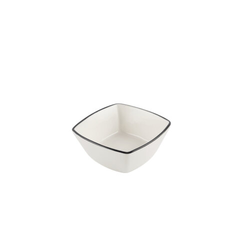 Zest Porcelain Mrt Kare Kase 11Cm -Riva Siyah - ZEST PORCELAIN