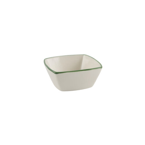 Zest Porcelain Mrt Kare Kase 11Cm -Riva Yeşil Yeşil - ZEST PORCELAIN