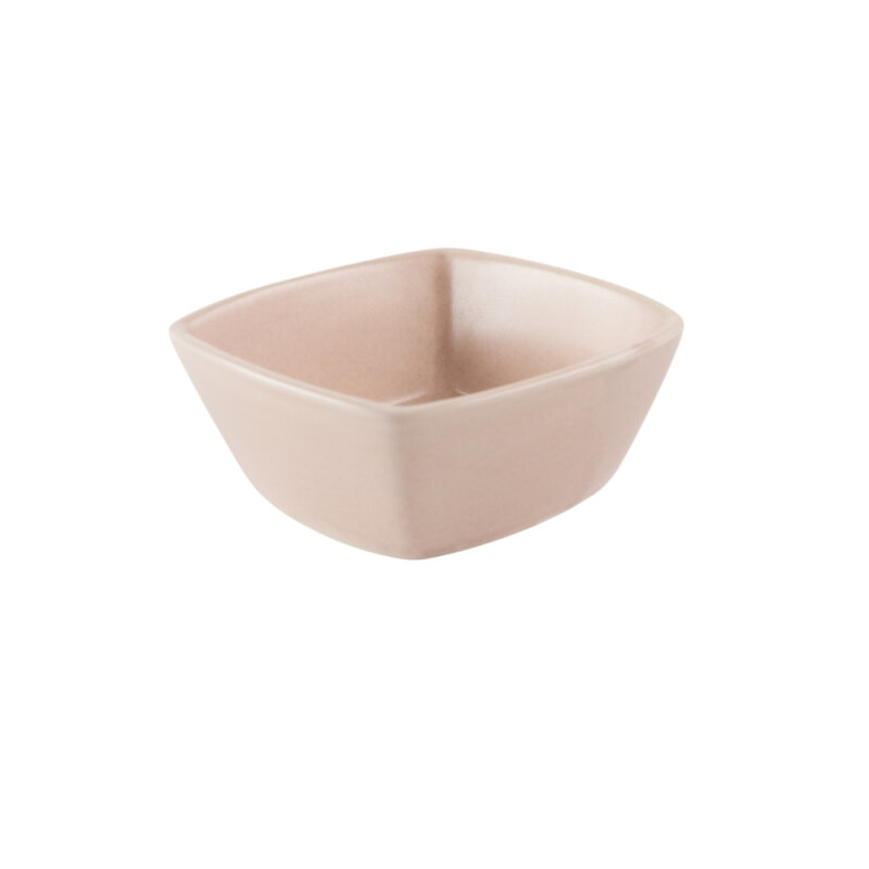 Zest Porcelain Mrt Kare Kase 9Cm -Velour Pudra - 1