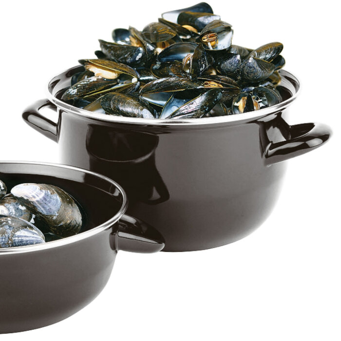 Mussel Pot Kg 0,5 Ceramic Coated - 3