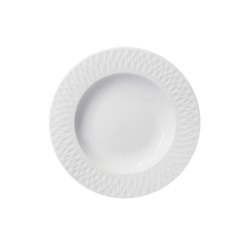 Zest Porcelain Nil Çukur Tabak 21 cm Krem NIL21CK00 - 1