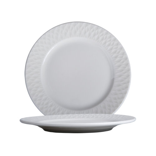 Zest Porcelain Nil Düz Tabak 17cm Transparan NIL17DU00 - ZEST PORCELAIN