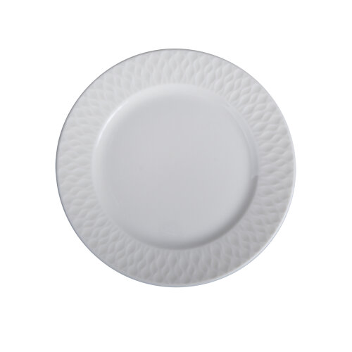 Zest Porcelain Nil Düz Tabak 17cm Transparan NIL17DU00 - 2