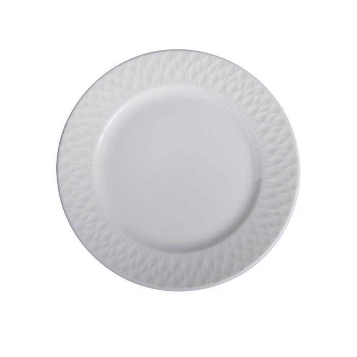 Zest Porcelain Nil Düz Tabak 17cm Transparan NIL17DU00 - 2