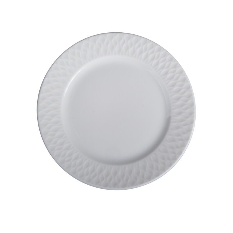 Zest Porcelain Nil Düz Tabak 17cm Transparan NIL17DU00 - 2