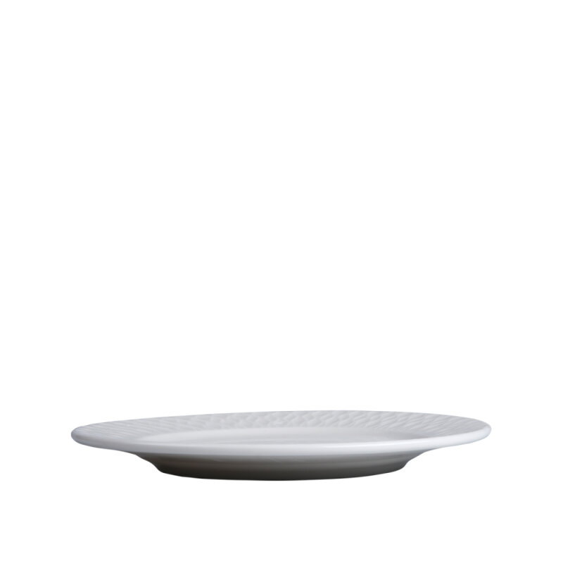 Zest Porcelain Nil Düz Tabak 17cm Transparan NIL17DU00 - 3