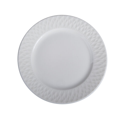 Zest Porcelain Nil Düz Tabak 19cm Krem NIL19DU00 - 2