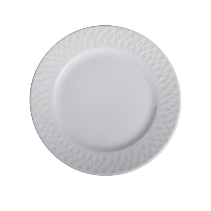 Zest Porcelain Nil Düz Tabak 19cm Krem NIL19DU00 - 2