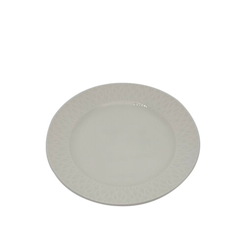 Zest Porcelain Nil Düz Tabak 19cm Krem NIL19DU00 - ZEST PORCELAIN
