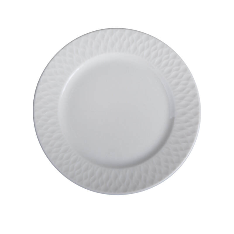 Zest Porcelain Nil Düz Tabak 19cm Krem NIL19DU00 - 2