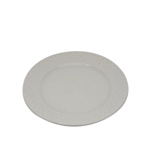 Tulu Porselen Nil Düz Tabak 21 cm Krem NIL21DU00 - 1