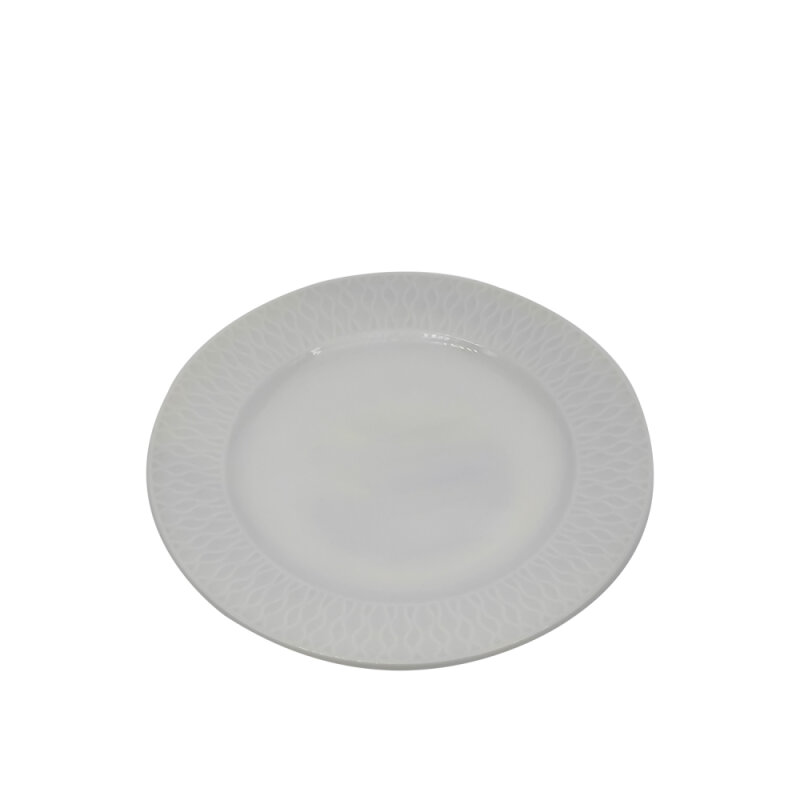 Zest Porcelain Nil Düz Tabak 23 cm Krem NIL23DU00 - 1