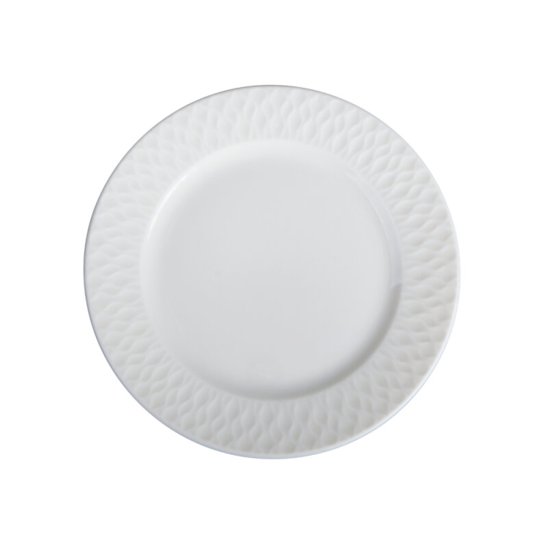 Zest Porcelain Nil Düz Tabak 23 cm Krem NIL23DU00 - 1