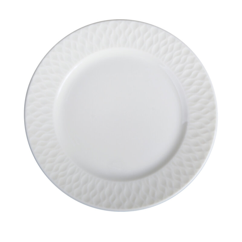 Zest Porcelain Nil Düz Tabak 30 Cm Krem - 1