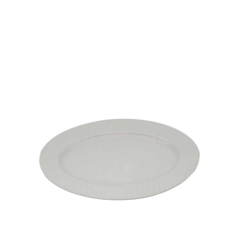 Zest Porcelain Nil Kayık Tabak 25 cm Krem NIL25KY00 - 1