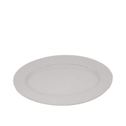 Tulu Porselen Nil Kayık Tabak 30 cm Krem NIL30KY00 - TULU PORSELEN