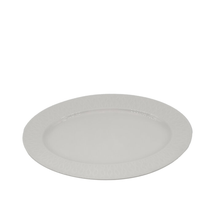 Zest Porcelain Nil Kayık Tabak 30 cm Krem NIL30KY00 - 1