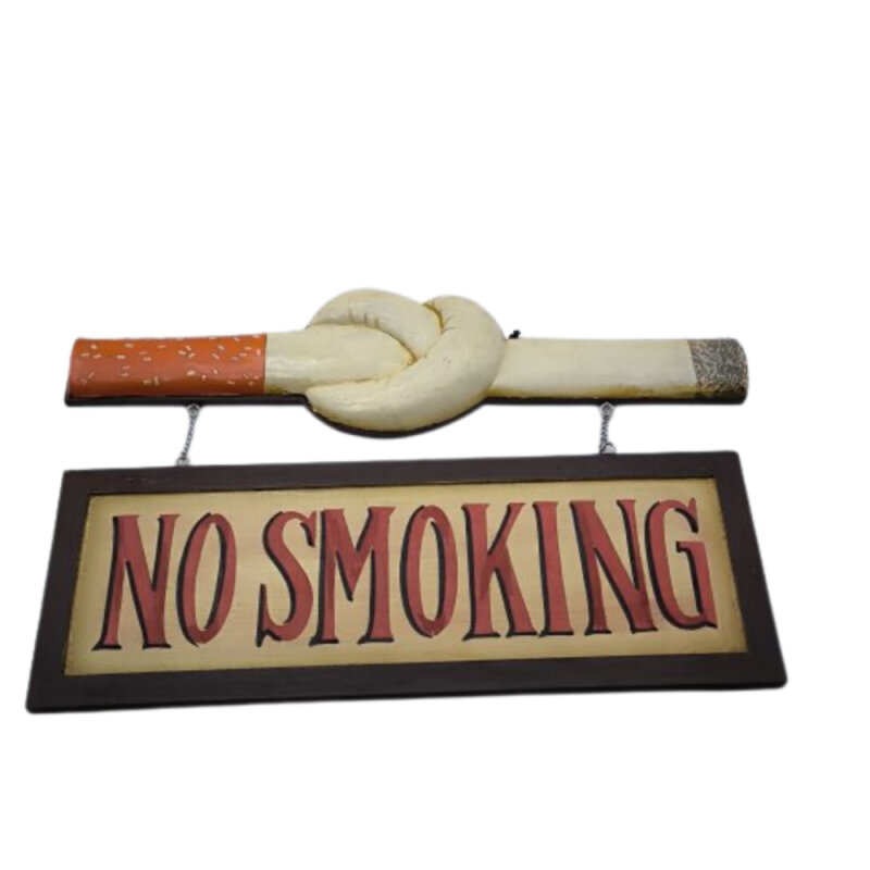 No Smoking İkaz Yazısı 54X32 Cm - 1