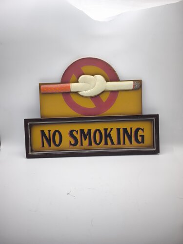 No Smoking İkaz Yazısı 60X40 Cm - 2