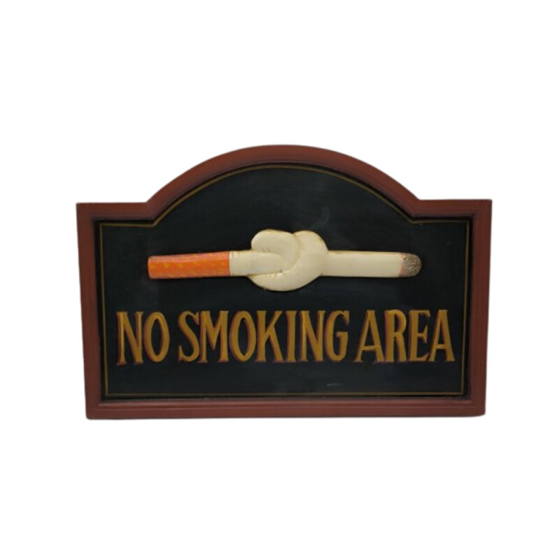 No Smoking İkaz Yazısı 60X40 Cm - 1