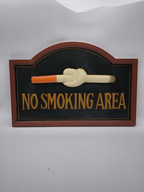 No Smoking İkaz Yazısı 60X40 Cm - 1
