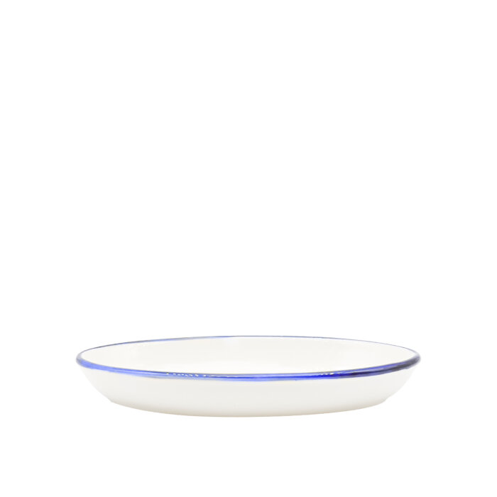 Zest Porcelain Oval Fırın Kabı 19Cm -Riva Mavi - 1