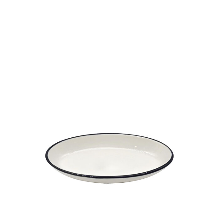 Tulu Porselen Oval Fırın Kabı 19cm - File 64 Siyah TL19OFKF64 - 1