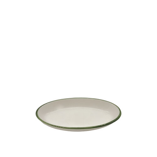 Zest Porcelain Oval Fırın Kabı 19Cm-Riva Yeşil Yeşil - ZEST PORCELAIN