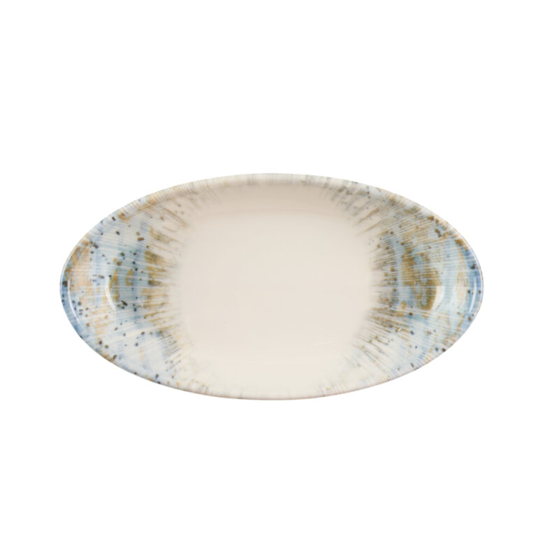 Tulu Porselen Oval Fırın Kabı 19 cm-Isola - 1