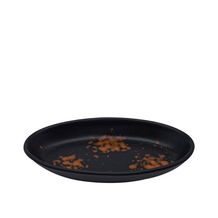 Tulu Porselen Oval Fırın Kabı 19cm - Oxi 44 Turuncu TL19OFKOX44 - 1