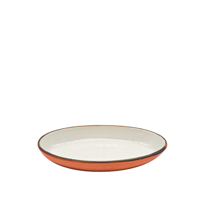 Tulu Porselen Oval Fırın Kabı 19Cm - Reactıve 44 Turuncu - 1