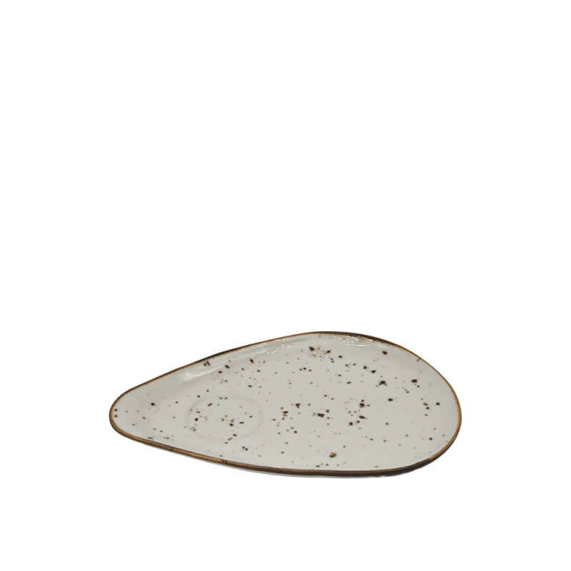 Zest Porcelain Oval İkramlık 25Cm -Paris Krem - 1