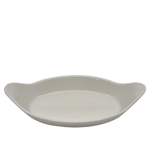 Tulu Porselen Oval Sahan Sunum 30 X 17cm – Krem SNM30OFK00    - TULU PORSELEN