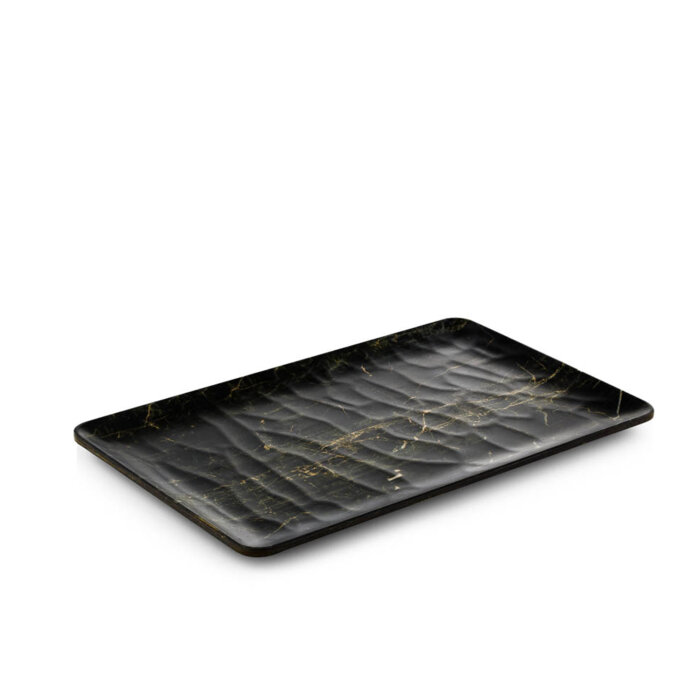 Özgül Hw Rölyefli D.Gen Tabak 16X40 Cm Abanoz Dese - 1