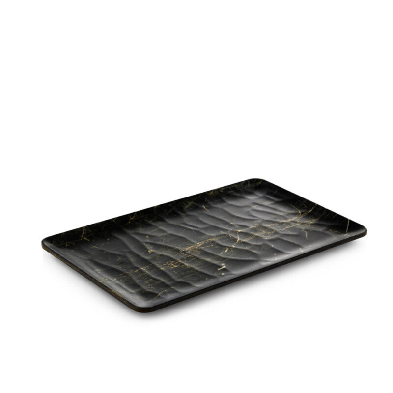 Özgül Hw Rölyefli D.Gen Tabak 16X40 Cm Abanoz Dese - 1