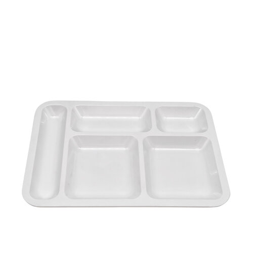 Özgül Melamin Porelin Beş Gözlü Tabldot 21,5X22,5 Cm. - ÖZGÜL MELAMİN