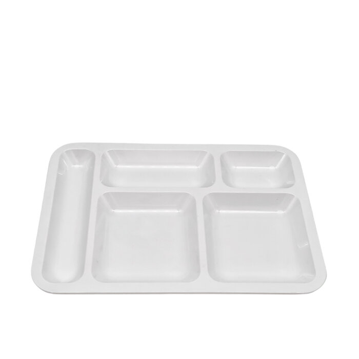 Özgül Melamin Porelin Beş Gözlü Tabldot 21,5X22,5 Cm. - 1