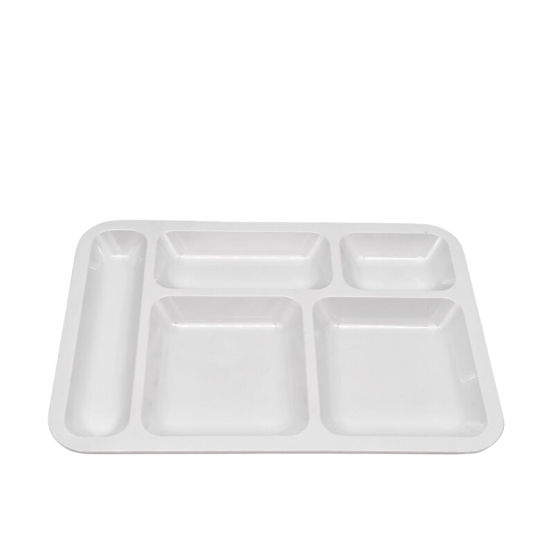 Özgül Melamin Porelin Beş Gözlü Tabldot 21,5X22,5 Cm. - 1