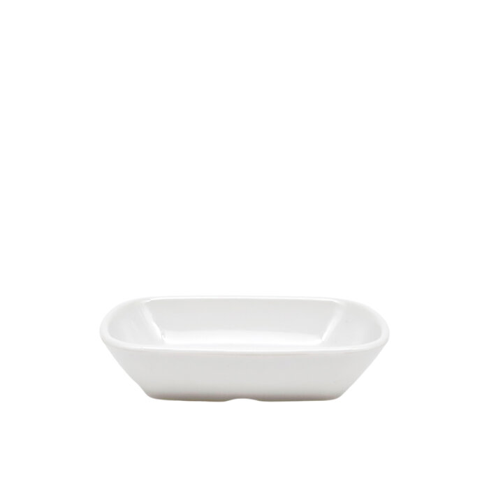 Özgül Melamin Porelin Köşeli Kayık 12X8,5 Cm. - 1