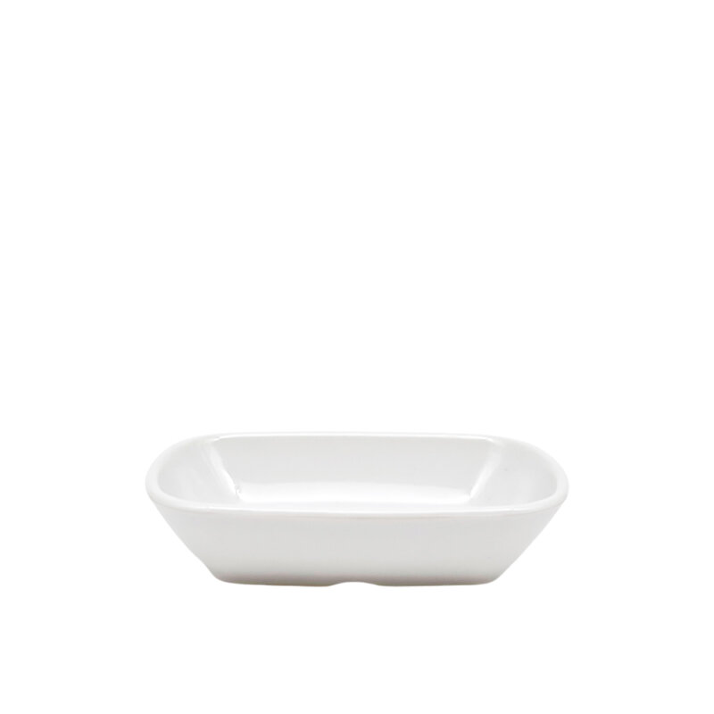 Özgül Melamin Porelin Köşeli Kayık 12X8,5 Cm. - 1