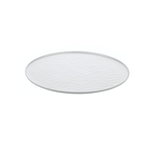 Özgül Porelin Rölyefli Pizza Tabağı 35 Cm Beyaz - ÖZGÜL