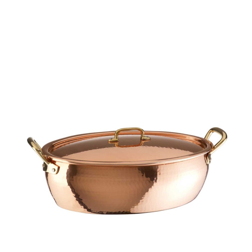 Paderno Oval Bakır Tencere 380 x 280 mm