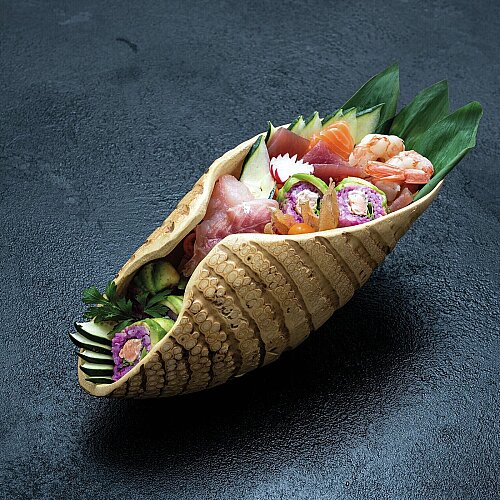 Paderno Sushı Contaıner Kabuk 32X12X10 cm - PADERNO